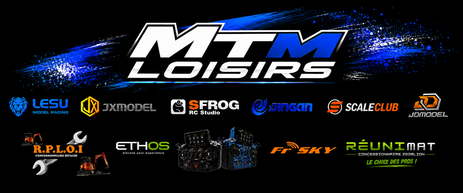 MTM Loisirs — partenaires et marques RC