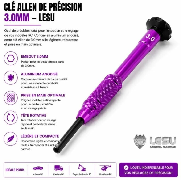 Clé Hexagonale de Précision 3.0 mm