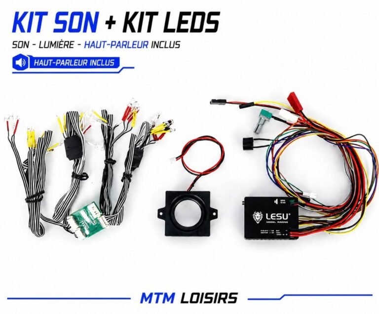 Kit Son LESU Complet + Éclairage LED + Haut-Parleur