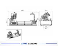Plateau Caisson avec Grue Hydraulique LESU 1/14 – Kit Complet