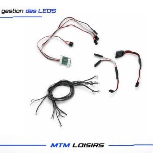 Carte Électronique de Gestion des LEDS LESU pour Modèles RC 1/14