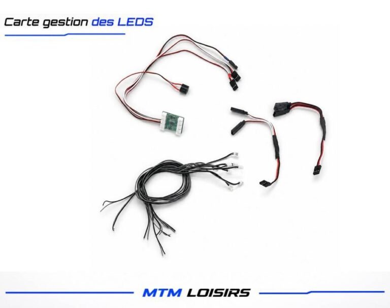 Carte Électronique de Gestion des LEDS LESU pour Modèles RC 1/14
