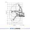 JDM-C914 Pelle Hydraulique RC 1/14 à bras volet variable avec Lame