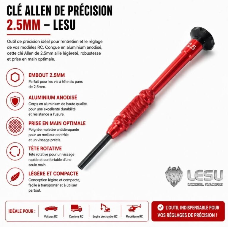 Clé Hexagonale de Précision 2.5 mm