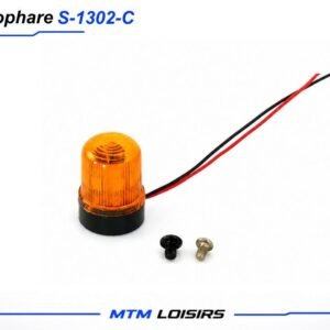 Gyrophare à LED cabochon Orange LESU RC 1/14