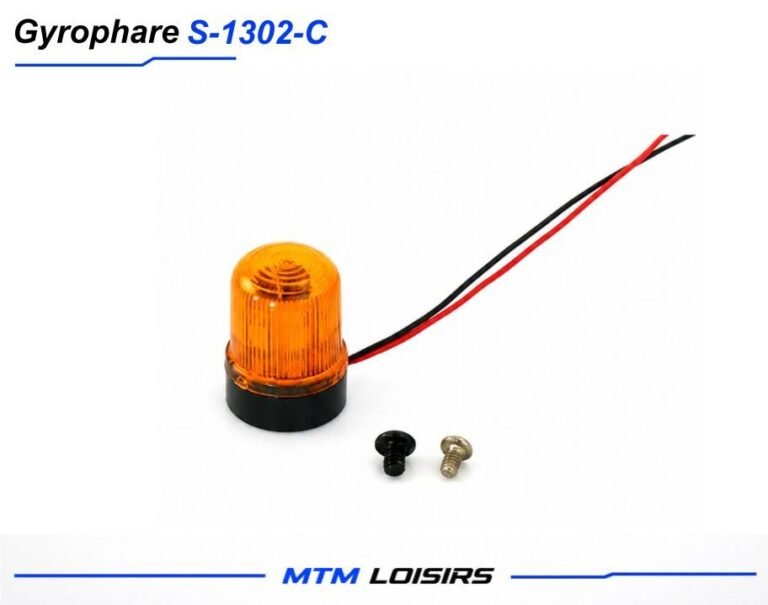 Gyrophare à LED cabochon Orange LESU RC 1/14