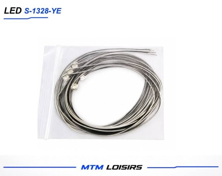 Lot de 5 LED Jaunes LESU 3 × 3 mm pour Modèles RC