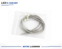 Lot de 5 LED Blanches LESU 3 × 3 mm pour Modèles RC