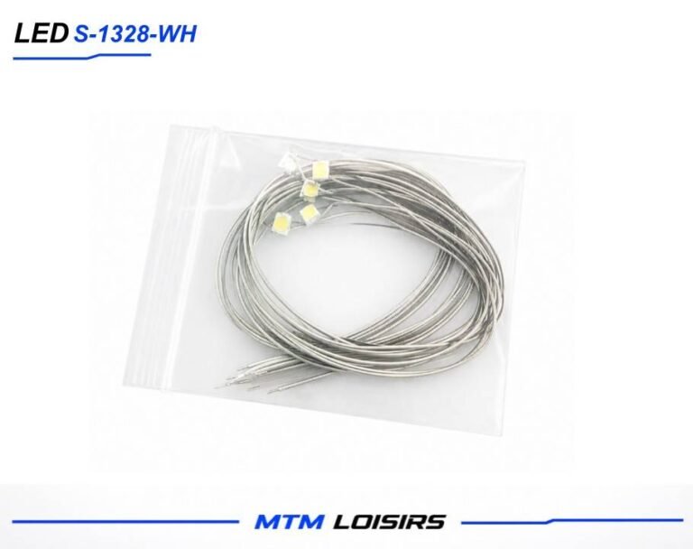 Lot de 5 LED Blanches LESU 3 × 3 mm pour Modèles RC
