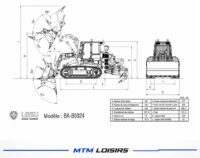 Chargeur sur chenilles LESU 973K RC hydraulique 1/14 – Kit à monter et à peindre