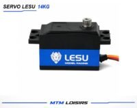 Servo LESU taille basse 14 kg – Pignons métal