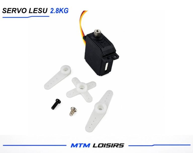 Micro servo LESU 12G – Pignons métal